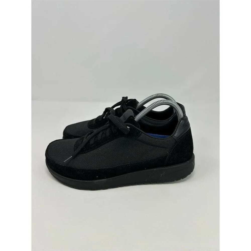 Birkenstock Honnef City Lace-Up Low Top Sneakers Black Unisex Adults Size 40